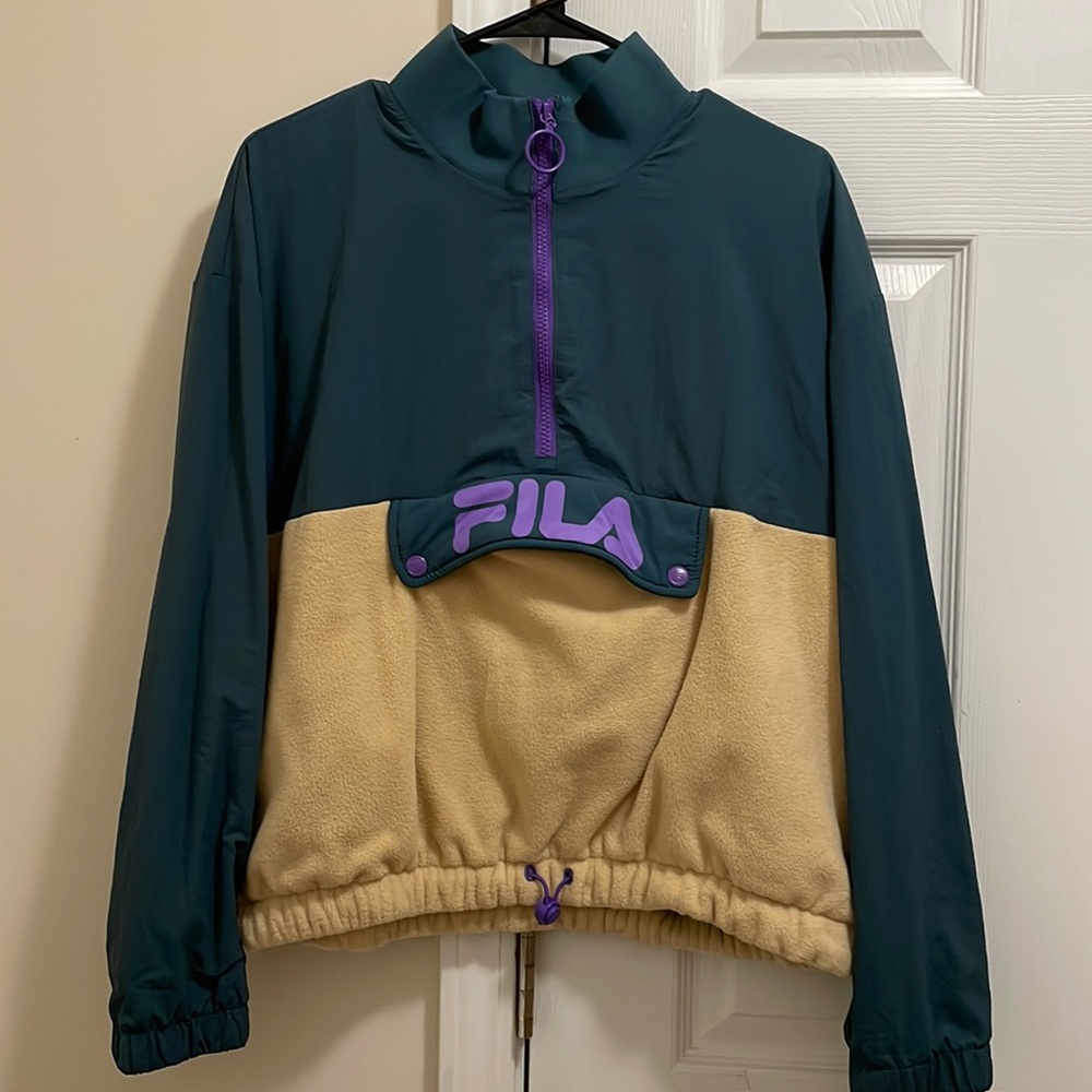 Retro FILA Quarter Zip